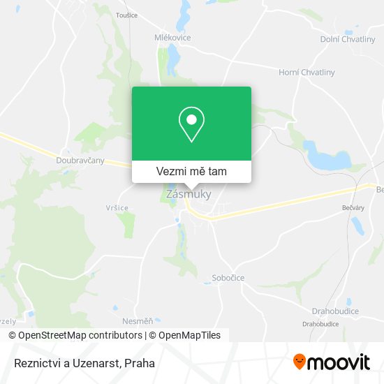 Reznictvi a Uzenarst mapa