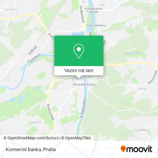 Komercni banka mapa