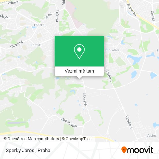 Sperky Jarosl mapa