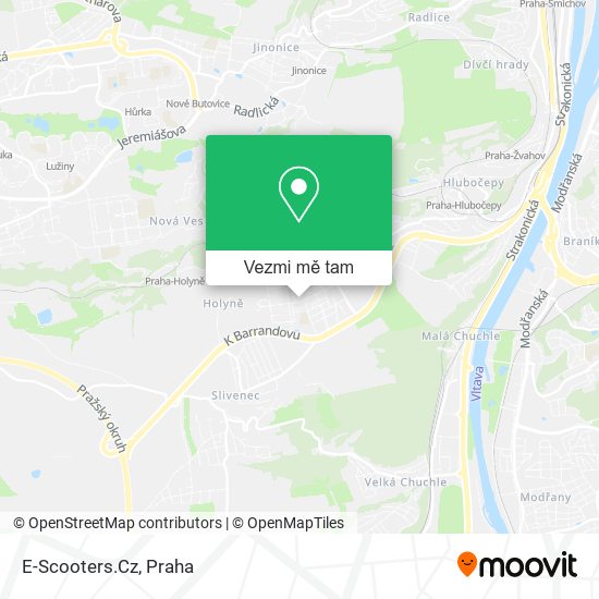 E-Scooters.Cz mapa