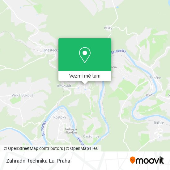 Zahradni technika Lu mapa