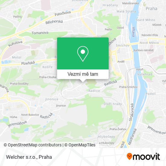 Welcher s.r.o. mapa