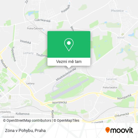 Zóna v Pohybu mapa