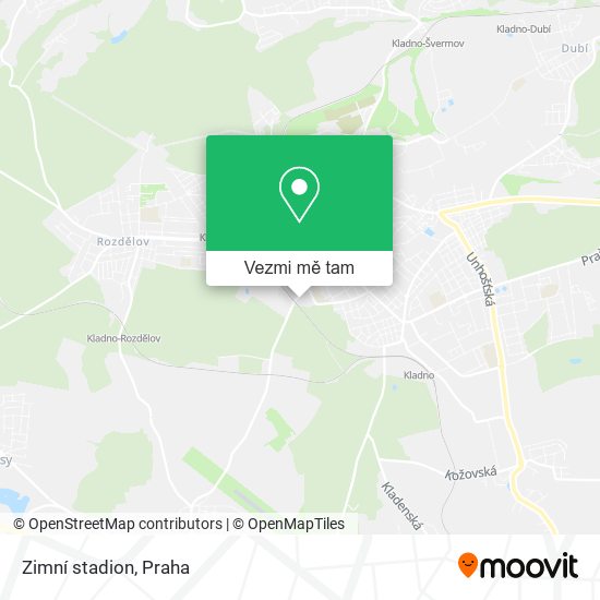 Zimní stadion mapa
