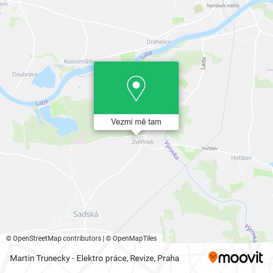 Martin Trunecky - Elektro práce, Revize mapa