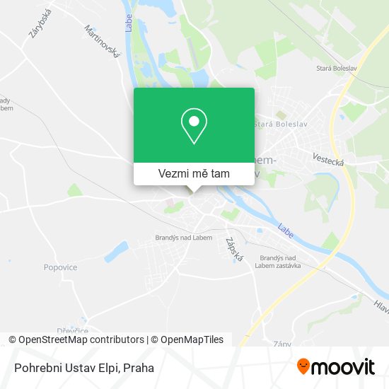 Pohrebni Ustav Elpi mapa