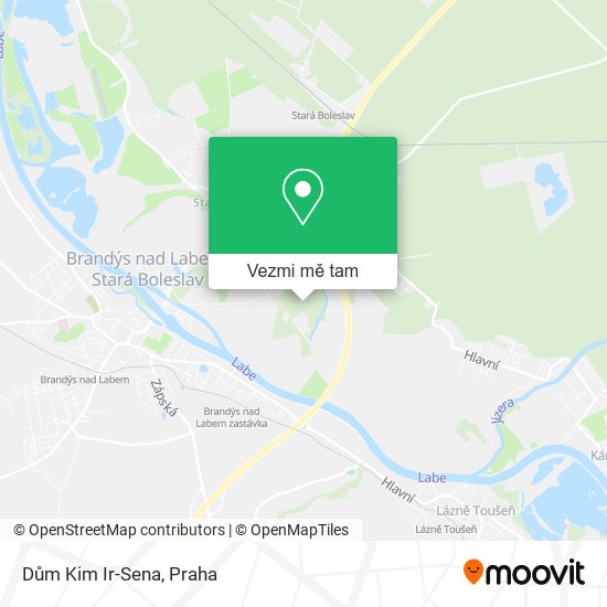 Dům Kim Ir-Sena mapa
