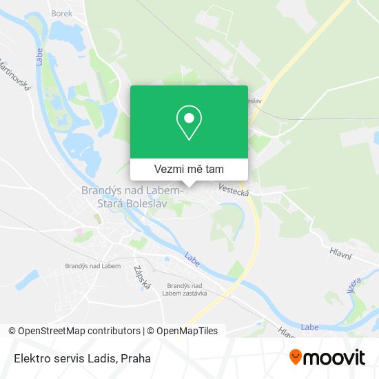 Elektro servis Ladis mapa