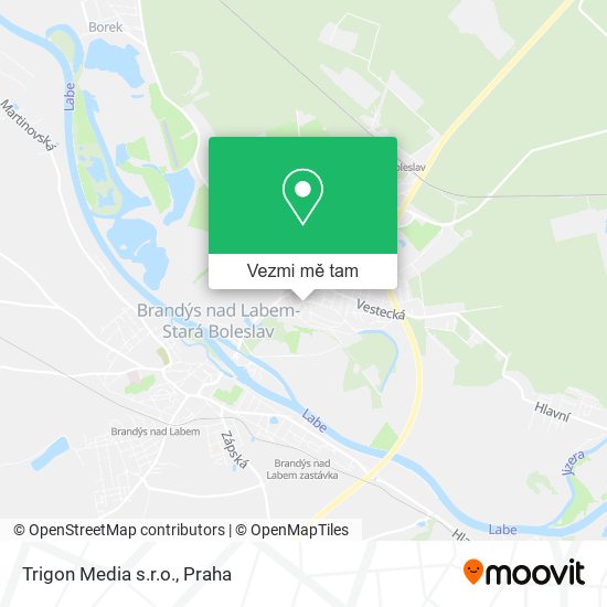Trigon Media s.r.o. mapa