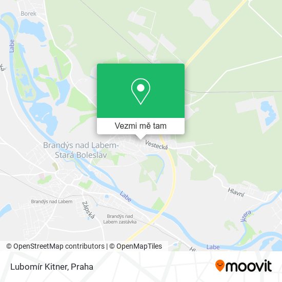 Lubomír Kitner mapa