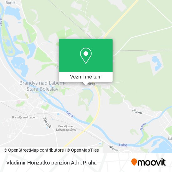 Vladimír Honzátko penzion Adri mapa