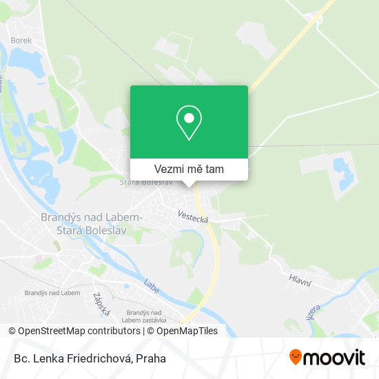 Bc. Lenka Friedrichová mapa