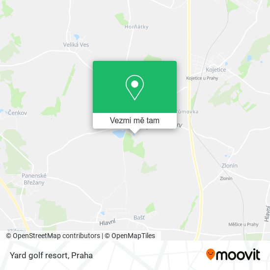 Yard golf resort mapa
