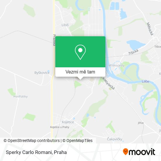 Sperky Carlo Romani mapa