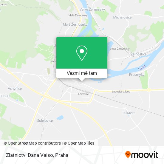 Zlatnictvi Dana Vaiso mapa