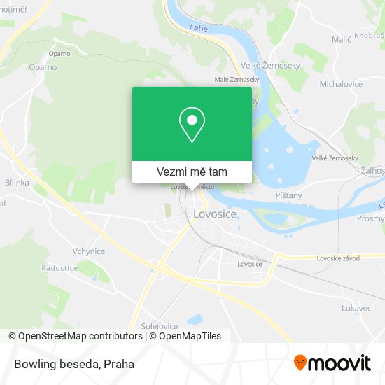 Bowling beseda mapa
