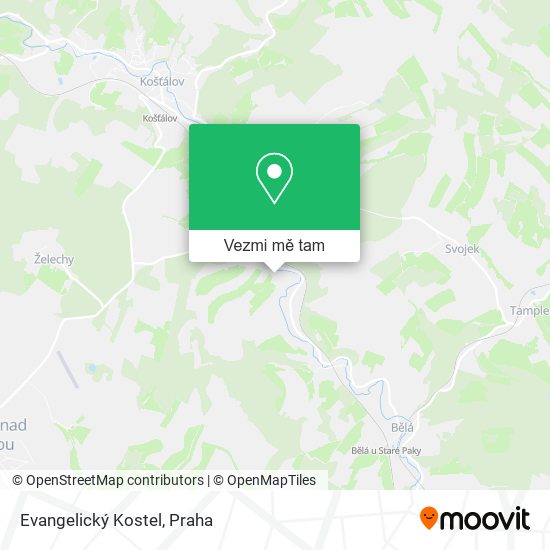 Evangelický Kostel mapa