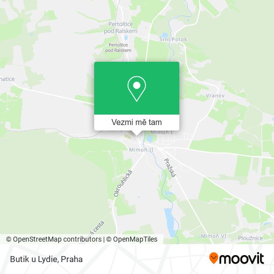 Butik u Lydie mapa
