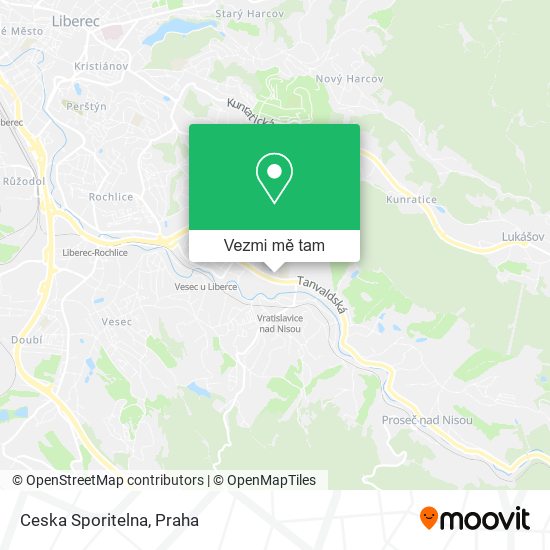Ceska Sporitelna mapa