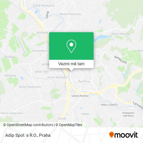 Adip Spol. s R.O. mapa