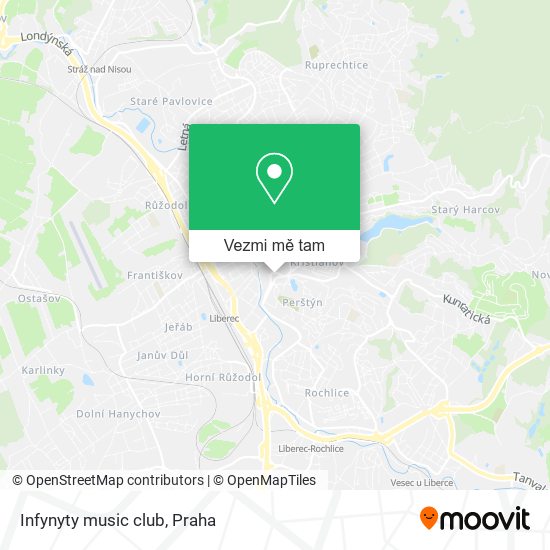 Infynyty music club mapa