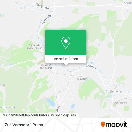 Zuš Varnsdorf mapa