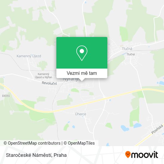 Staročeské Náměstí mapa