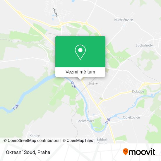 Okresní Soud mapa