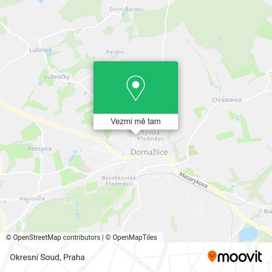 Okresní Soud mapa