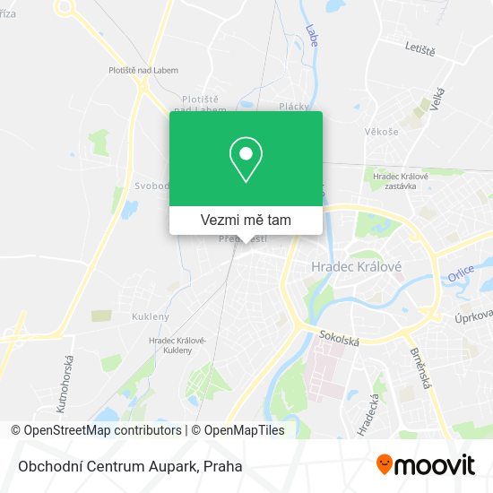 Obchodní Centrum Aupark mapa