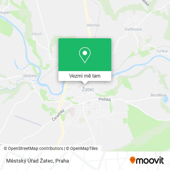 Městský Úřad Žatec mapa