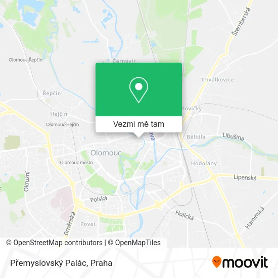 Přemyslovský Palác mapa