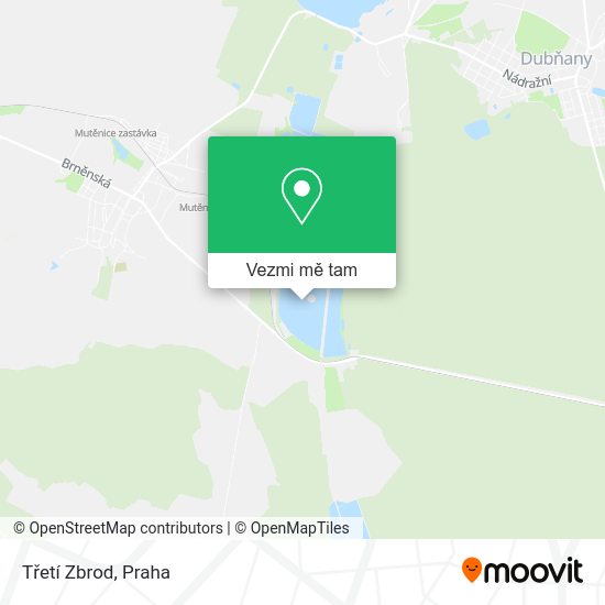 Třetí Zbrod mapa