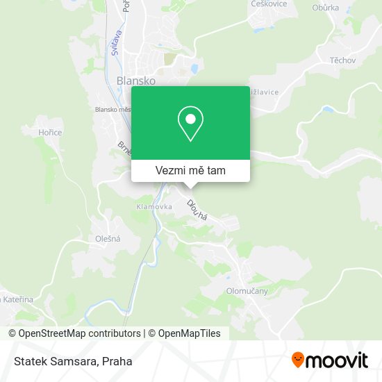Statek Samsara mapa