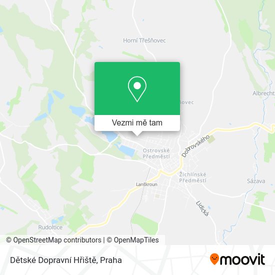 Dětské Dopravní Hřiště mapa