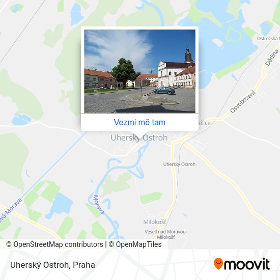 Uherský Ostroh mapa