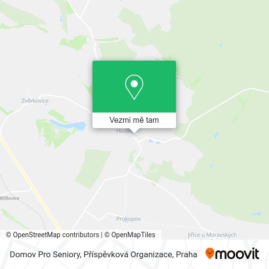 Domov Pro Seniory, Příspěvková Organizace mapa