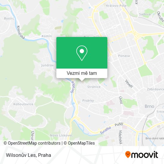 Wilsonův Les mapa