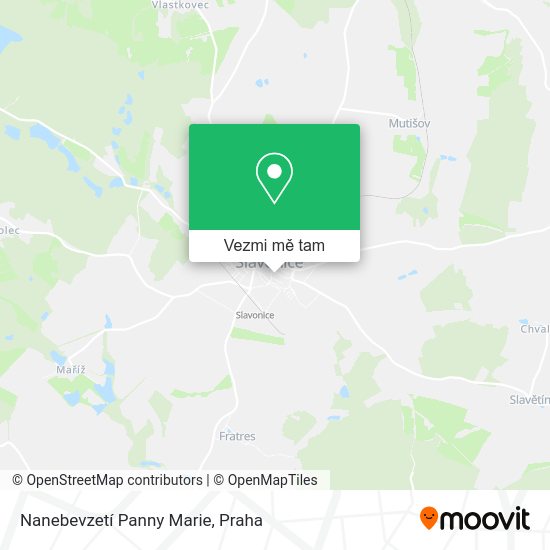 Nanebevzetí Panny Marie mapa
