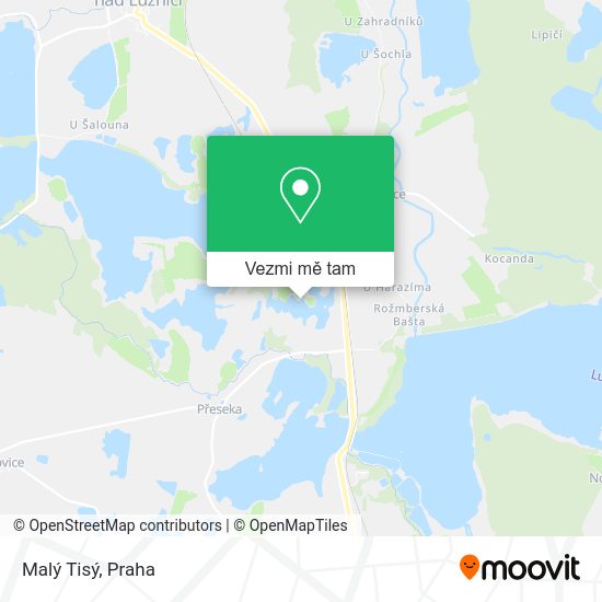 Malý Tisý mapa