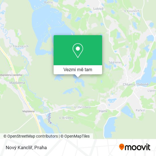 Nový Kanclíř mapa