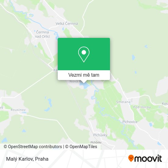 Malý Karlov mapa