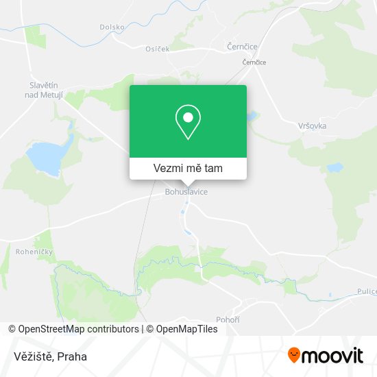 Věžiště mapa