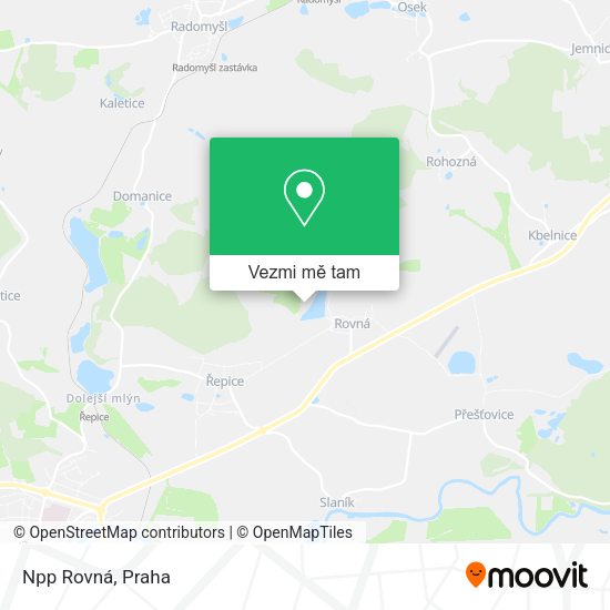 Npp Rovná mapa