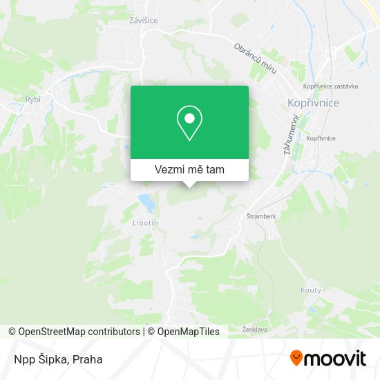 Npp Šipka mapa