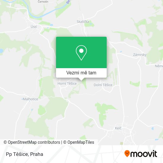 Pp Těšice mapa