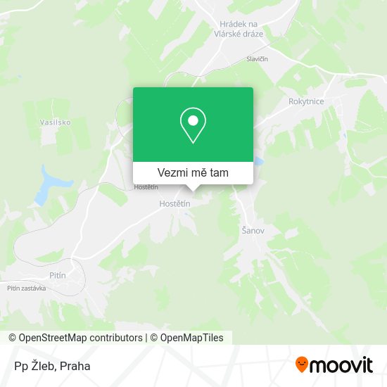 Pp Žleb mapa