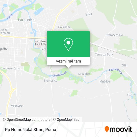 Pp Nemošická Stráň mapa