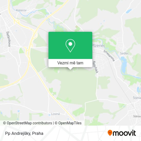 Pp Andrejšky mapa