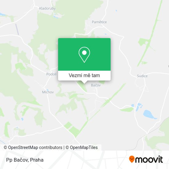 Pp Bačov mapa